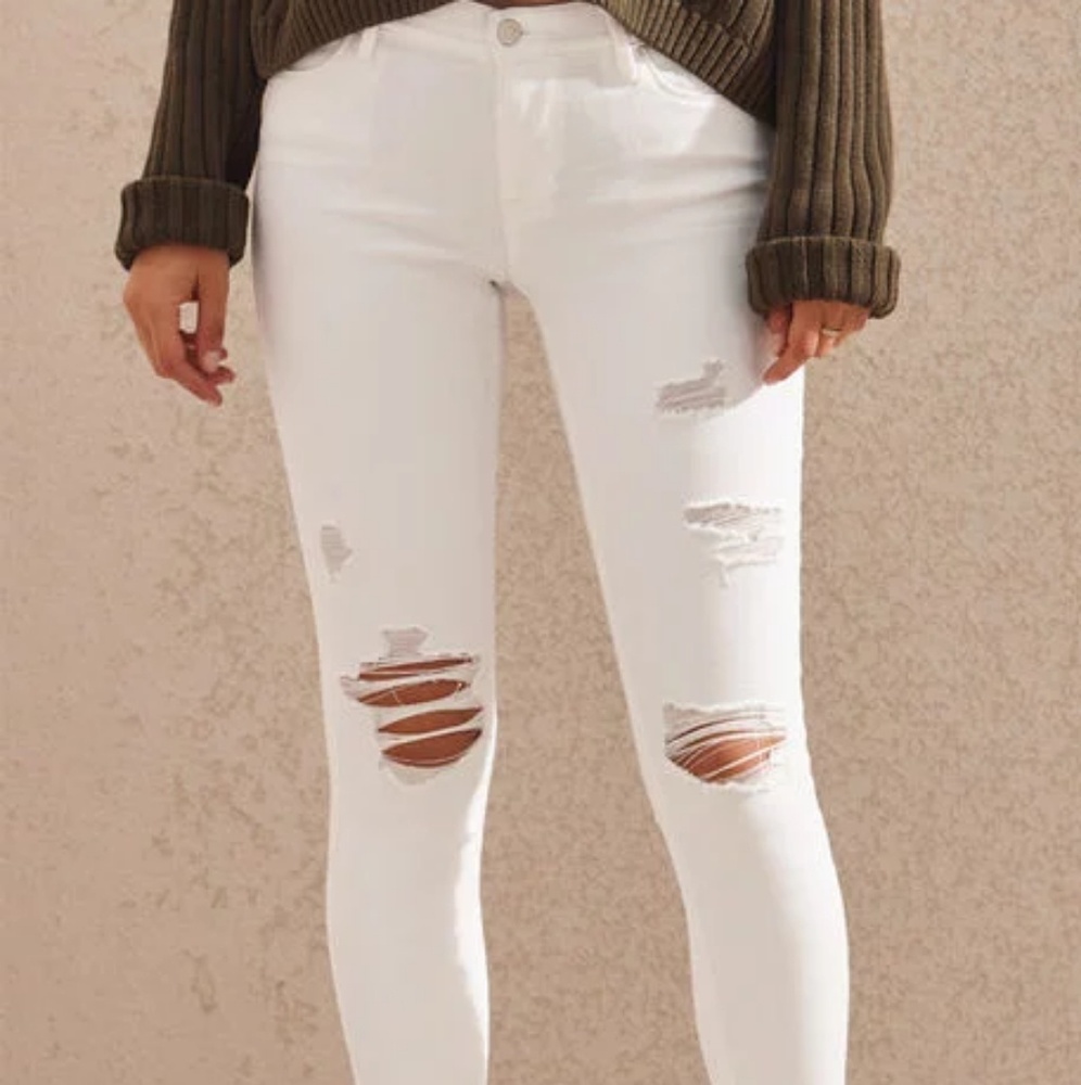 Pacsun White Perfect Fit Jeggings